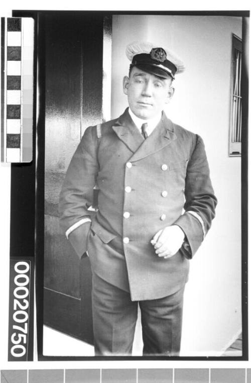 Unidentified merchant marine chief officer