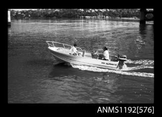 Black and white negative number 32A depicting view of BL742N , elevated stern view