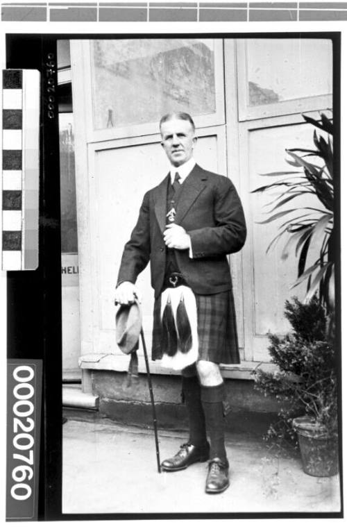 Portrait of an officer of the British India Steam Navigation Company, possibly D J McGowan