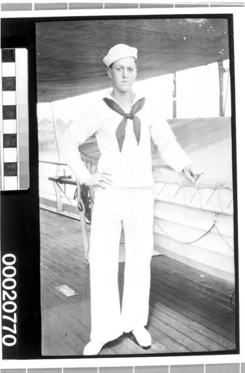 Unidentified American merchant marine crew member