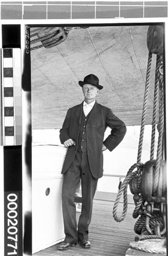 Unidentified American merchant marine crew member