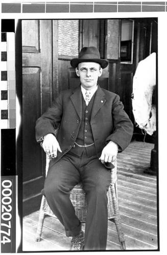 Unidentified German merchant marine crew member