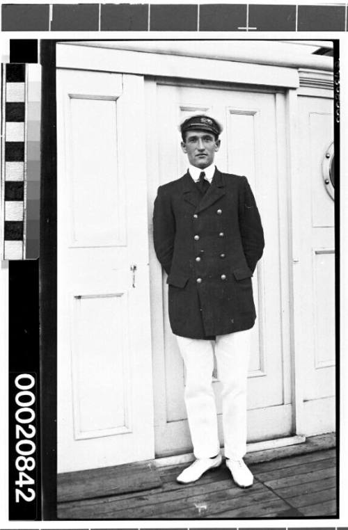 Unidentified merchant marine officer