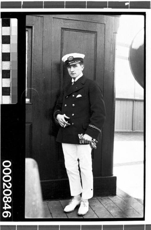 Unidentified merchant marine officer