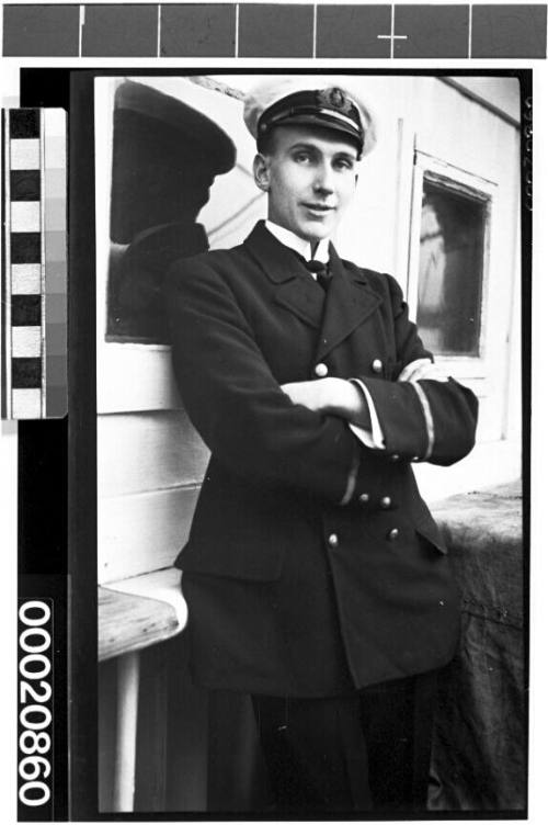 Unidentified merchant marine officer of the British India Steam Navigation Company