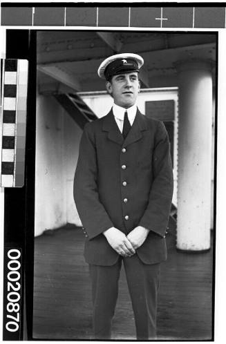 Unidentified merchant marine officer of the White Star Line