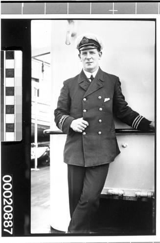 Unidentified merchant marine chief officer