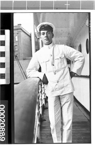 Unidentified merchant marine officer