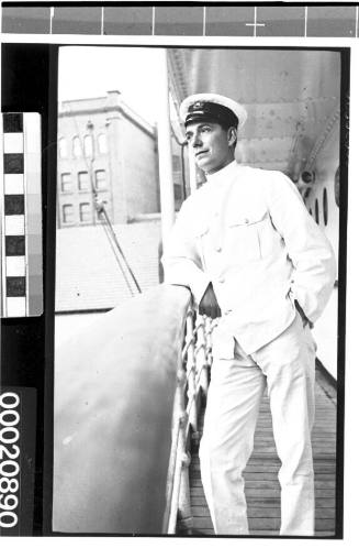 Unidentified officer of the Alfred Holt Group or Oceanic Steamship Company