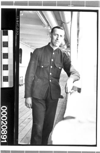 Unidentified merchant marine officer