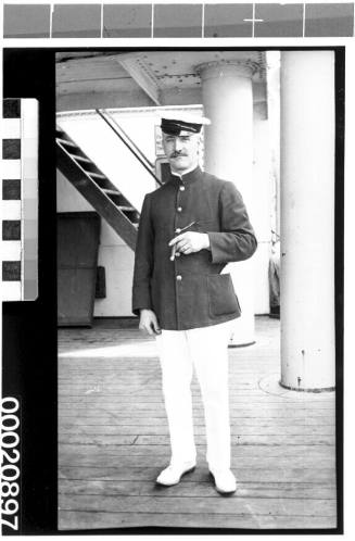 Unidentified merchant marine officer of the White Star Line