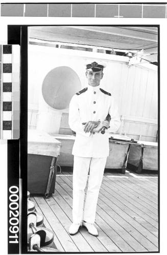 Unidentified merchant marine officer, possibly Commander, of the British India Steam Navigation Company Ltd