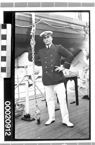 Unidentified merchant marine officer of the British India Steam Navigation Company Ltd