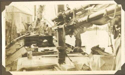 Deck of a pearl lugger