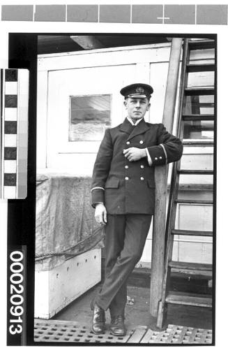 Unidentified merchant marine officer of the British India Steam Navigation Company Ltd