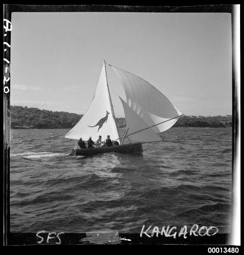 18-foot skiff KANGAROO on Sydney Harbour