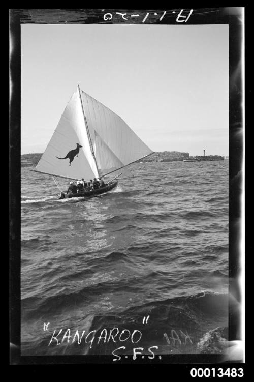 18-foot skiff KANGAROO on Sydney Harbour