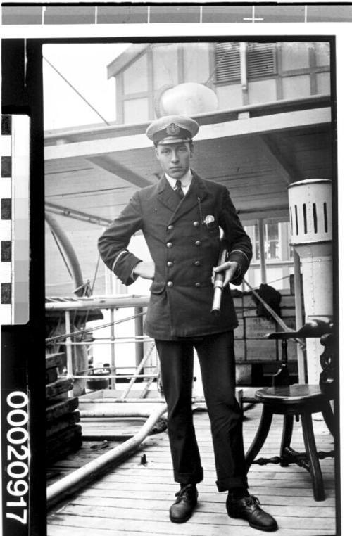 Unidentified Third Officer of the British India Steam Navigation Company Ltd