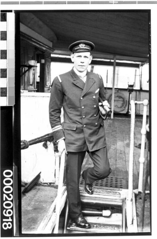 Unidentified merchant marine commander of the British India Steam Navigation Company Ltd