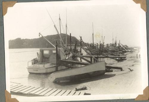 Moored boats