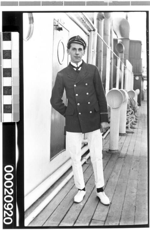 Unidentified merchant marine officer of the British India Steam Navigation Company Ltd