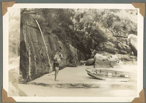 George Clark at a beach