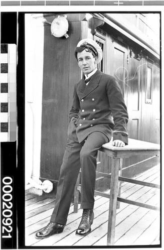 Unidentified merchant marine officer of the British India Steam Navigation Company Ltd