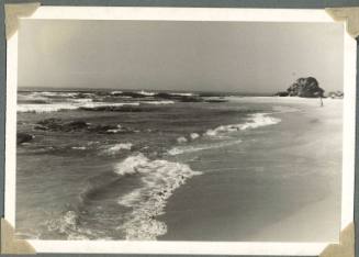 A beach landscape