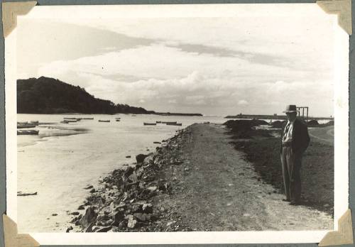 William Clark standing on gravel