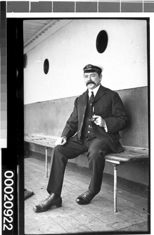 Unidentified merchant marine officer of the White Star Line