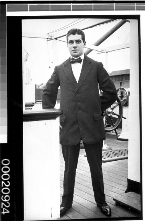 Unidentified merchant marine officer of the White Star Line