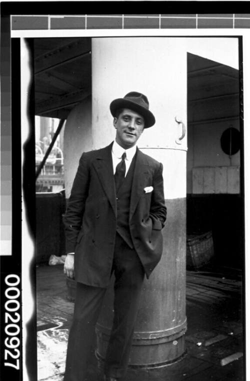 Unidentified merchant marine officer of the White Star Line