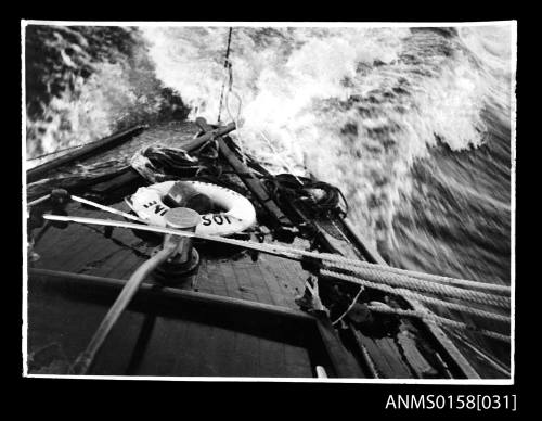 View astern of the 48 foot Sydney yacht JOSEPHINE