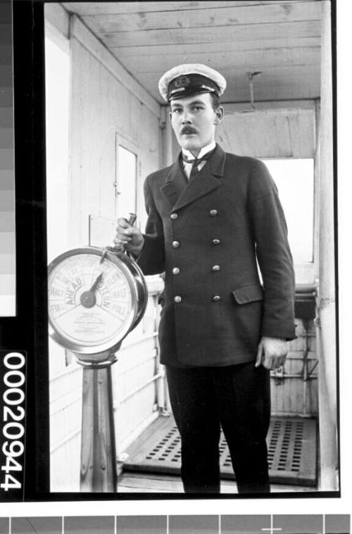 Unidentified merchant marine officer of the British India Steam Navigation Company Ltd