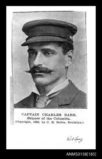 Captain Charles Barr, Skipper of the Columbia