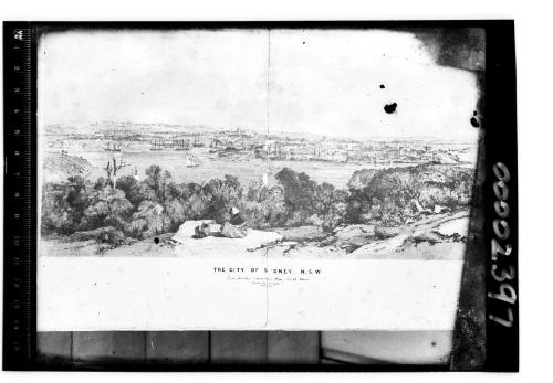 City of Sydney NSW from behind Lavender's Bay, North Shore [1844]