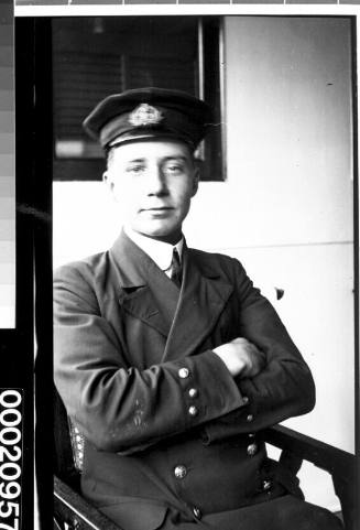 Unidentified merchant marine officer of the British India Steam Navigation Company Ltd