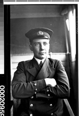 Unidentified merchant marine officer of the British India Steam Navigation Company Ltd