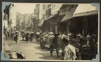 A street scene in Shanghai