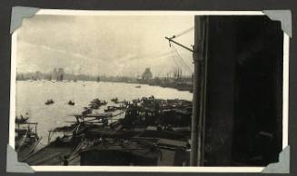 A view of Shanghai's harbour