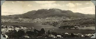 A panoramic view of Hobart