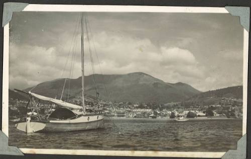 MALUKA moored on the Derwent River