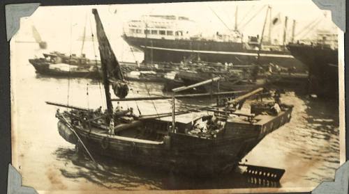 Moored ships and boats in China