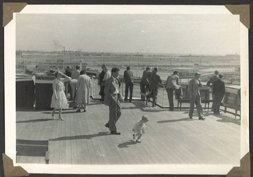 On the deck of MS PRINCESS OF TASMANIA, Port Melbourne