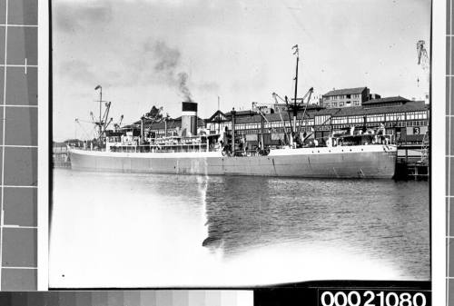 SS CITY OF CAPE TOWN moored at Woolloomooloo wharf in Sydney