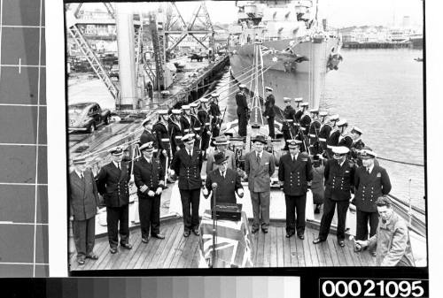 Official handover of HMAS INVERELL to the Royal New Zealand Navy