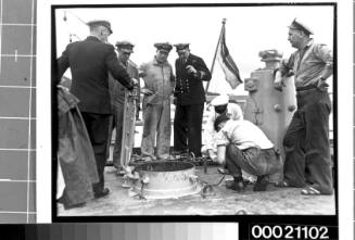 Preparations on board HMAS INVERELL