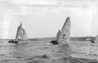 HC PRESS and several other 18-footers, Sydney Harbour