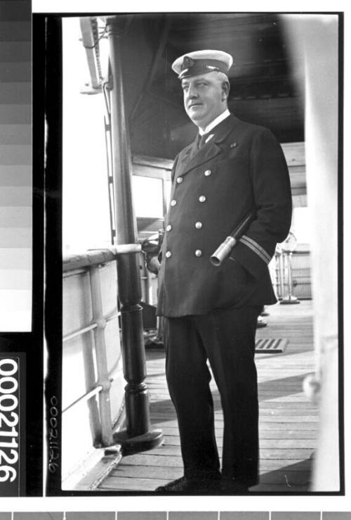 Unidentified commander of the British India Steam Navigation Company Ltd