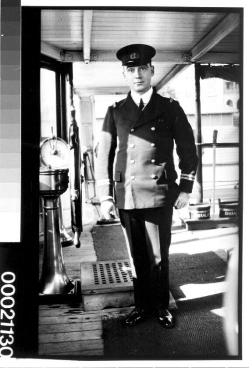 Unidentified commander on board SS SHIRALA of the British India Steam Navigation Company Ltd